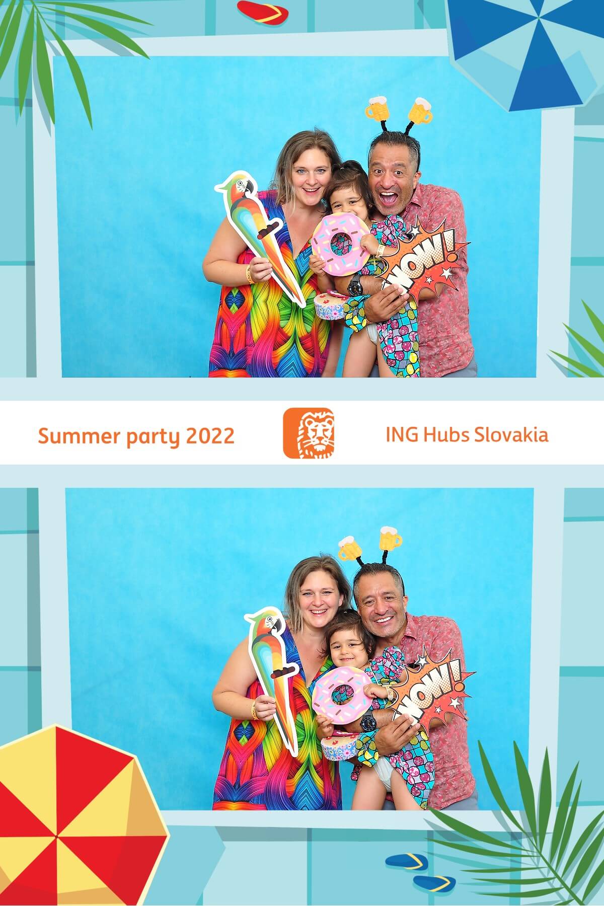 Fotobúdka a fotokútik Zoom in na ING summer party a teambuildingu na Dostihovej dráhe petržalka v Bratislave